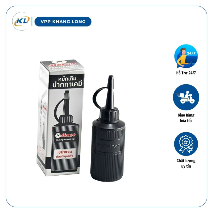 Mực lông dầu Horse 30cc